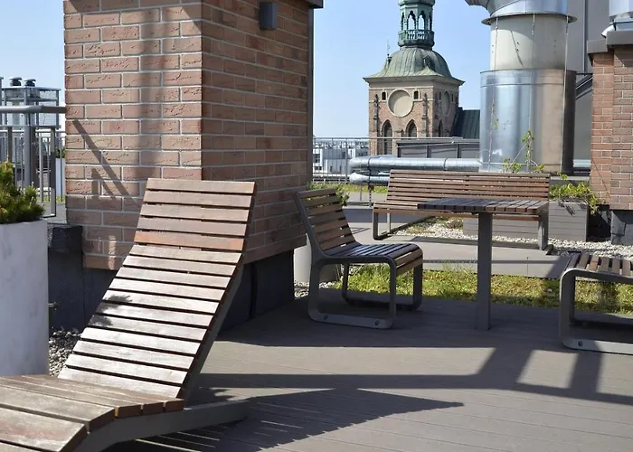 公寓 Roof Terrace Old Town With Private Parking